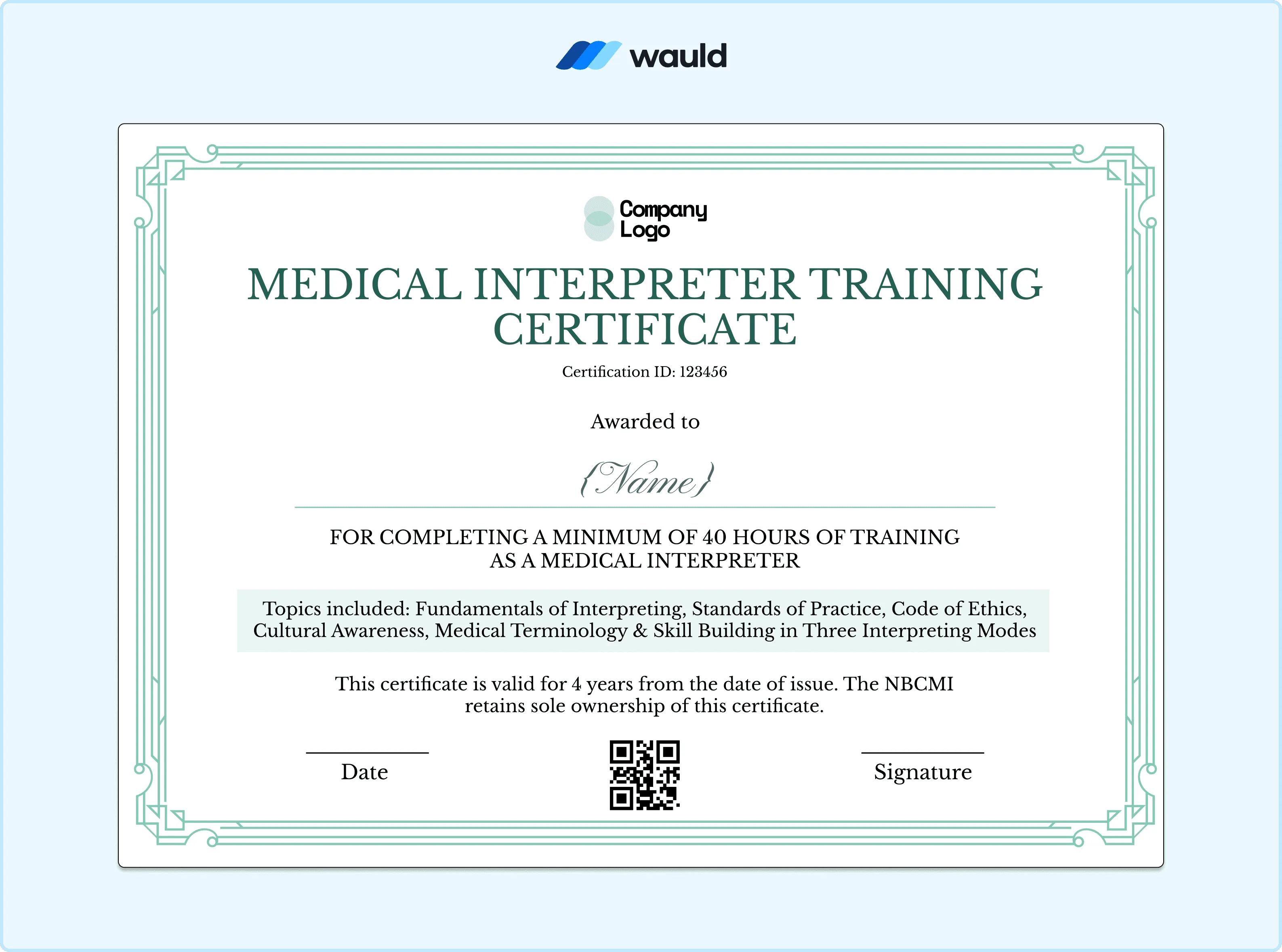 Medical Interpreter Certificate