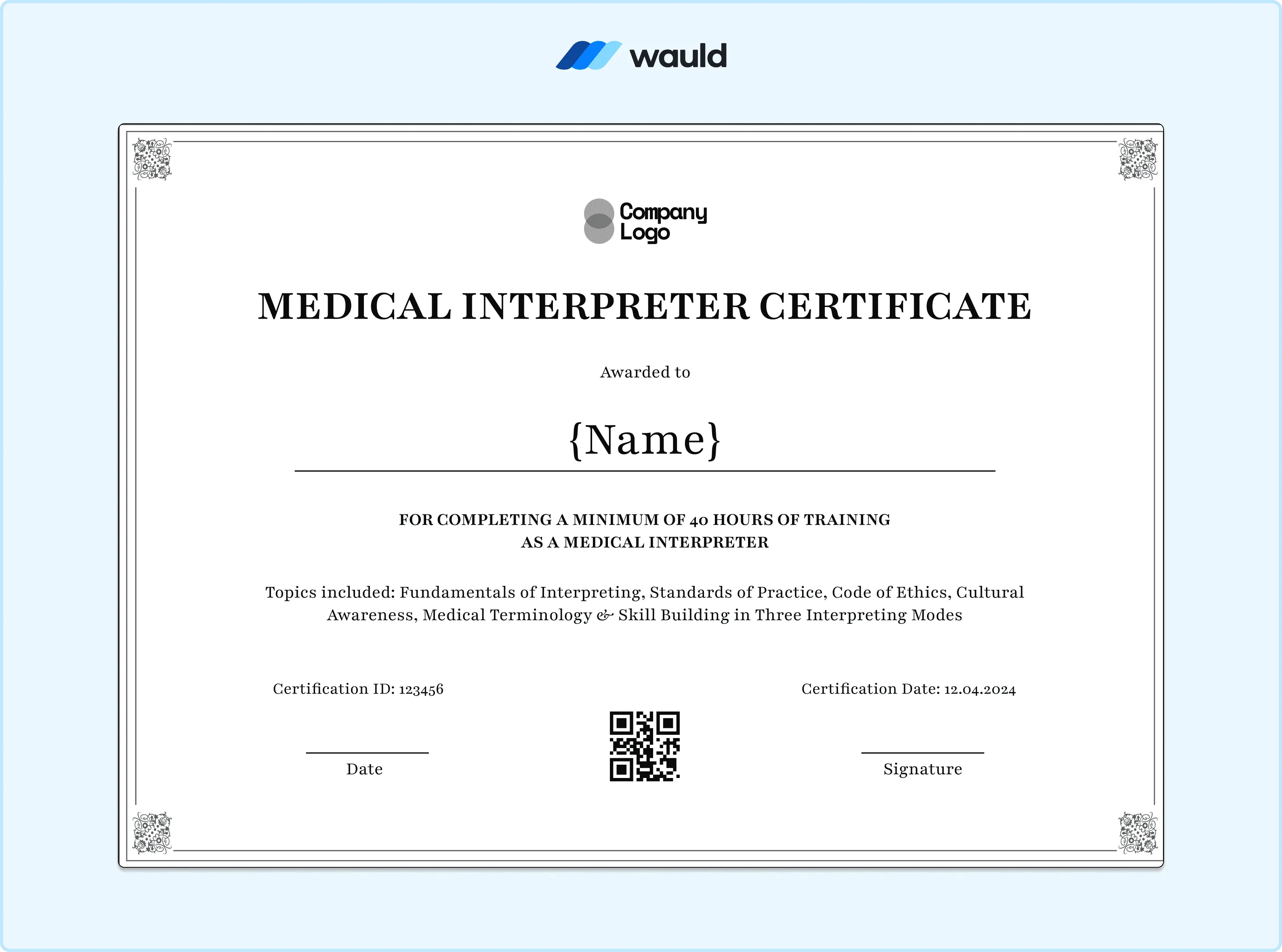 Medical Interpreter Certificate