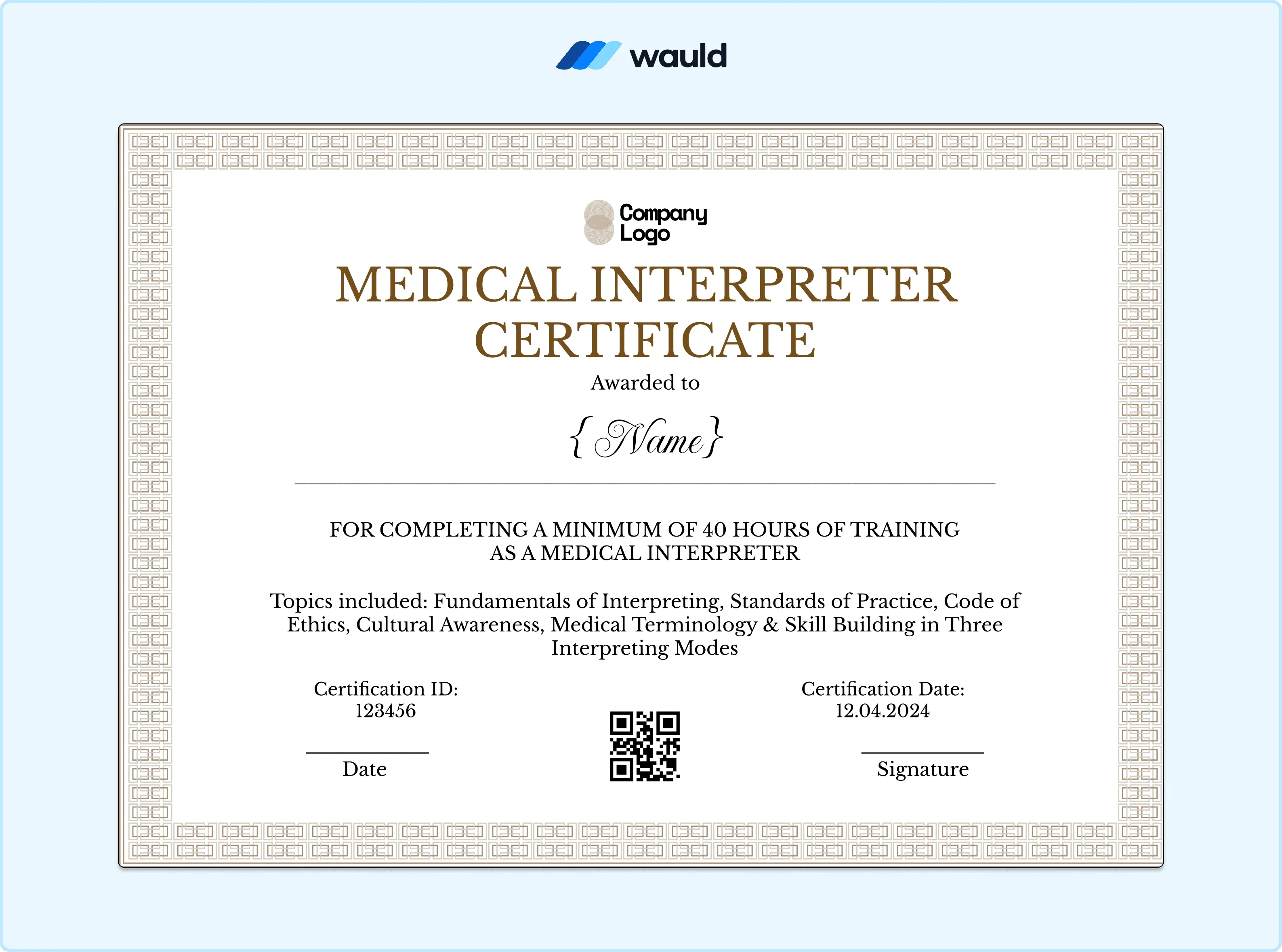 Medical Interpreter Certificate