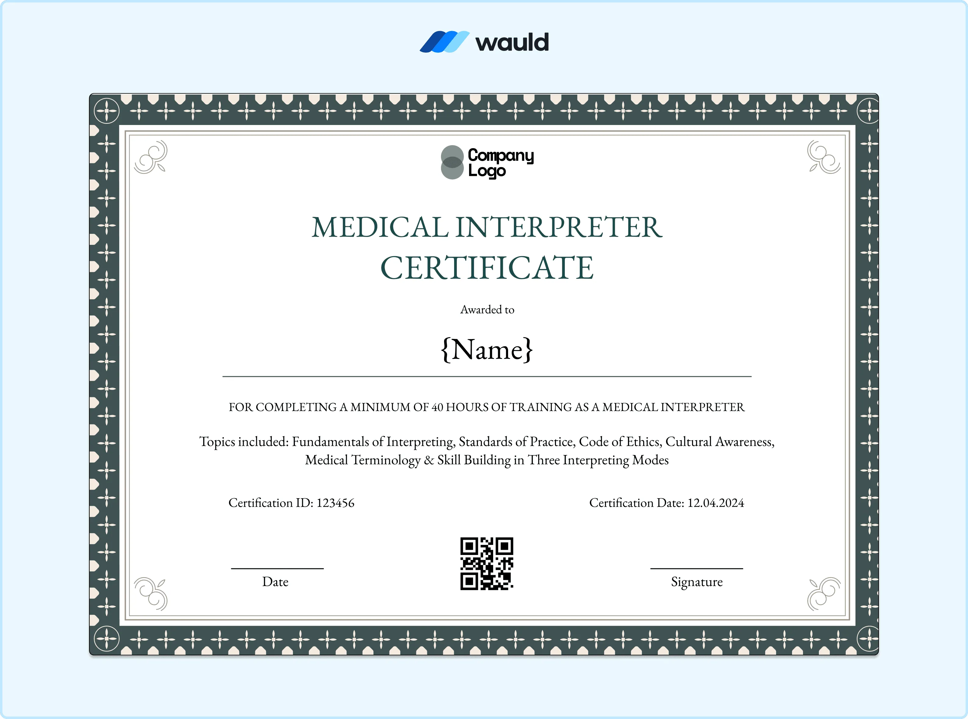 Medical Interpreter Certificate