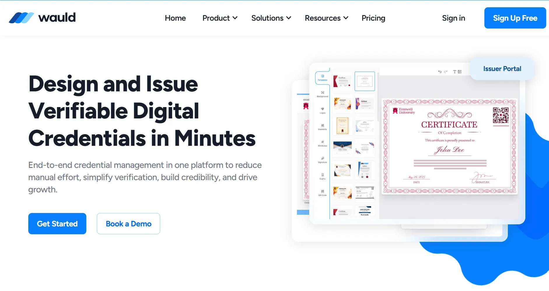 Wauld home page