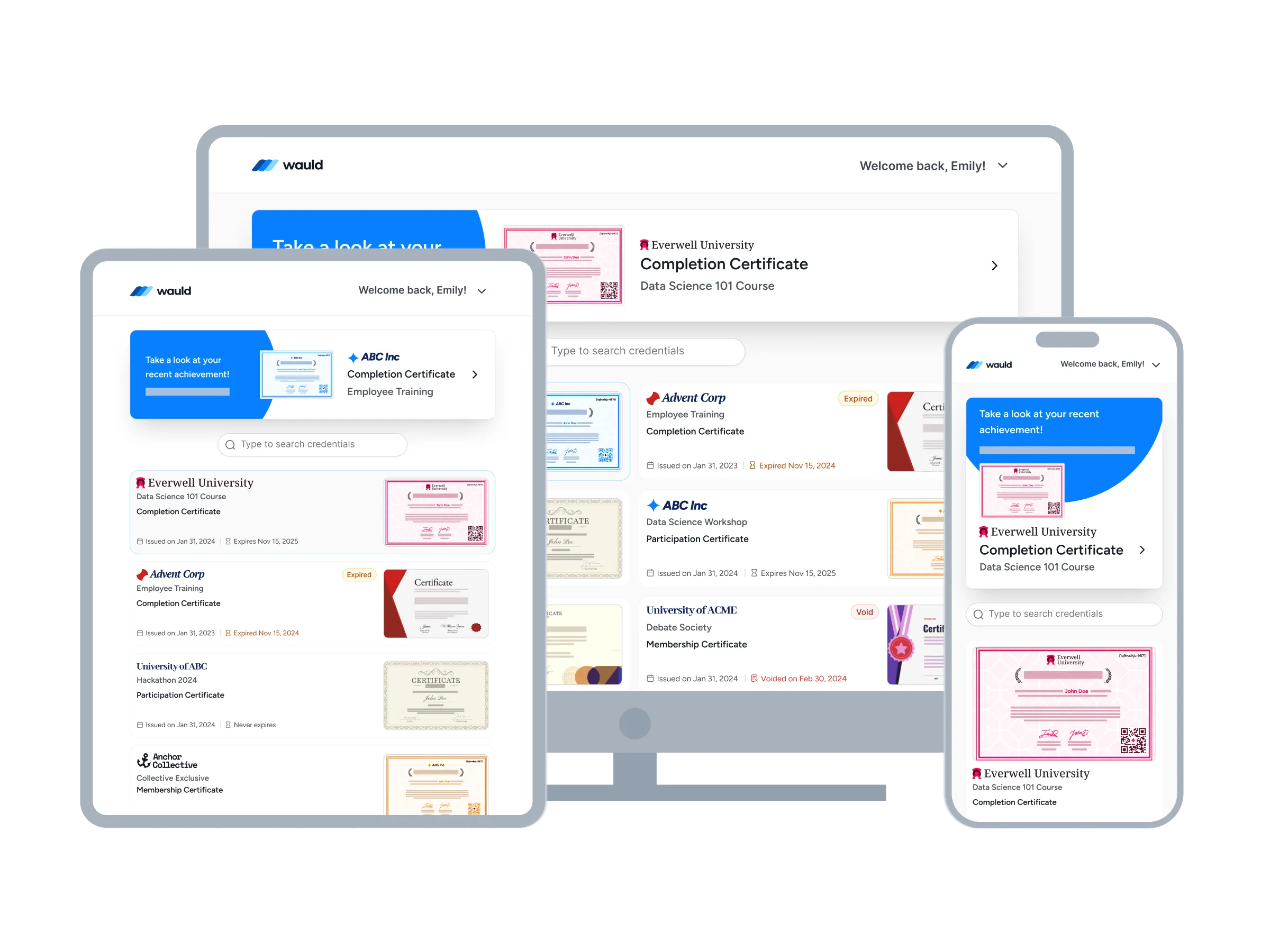 Credential wallet