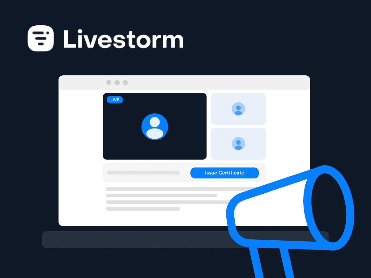 How to Issue Branded Webinar Certificates on Livestorm at Scale