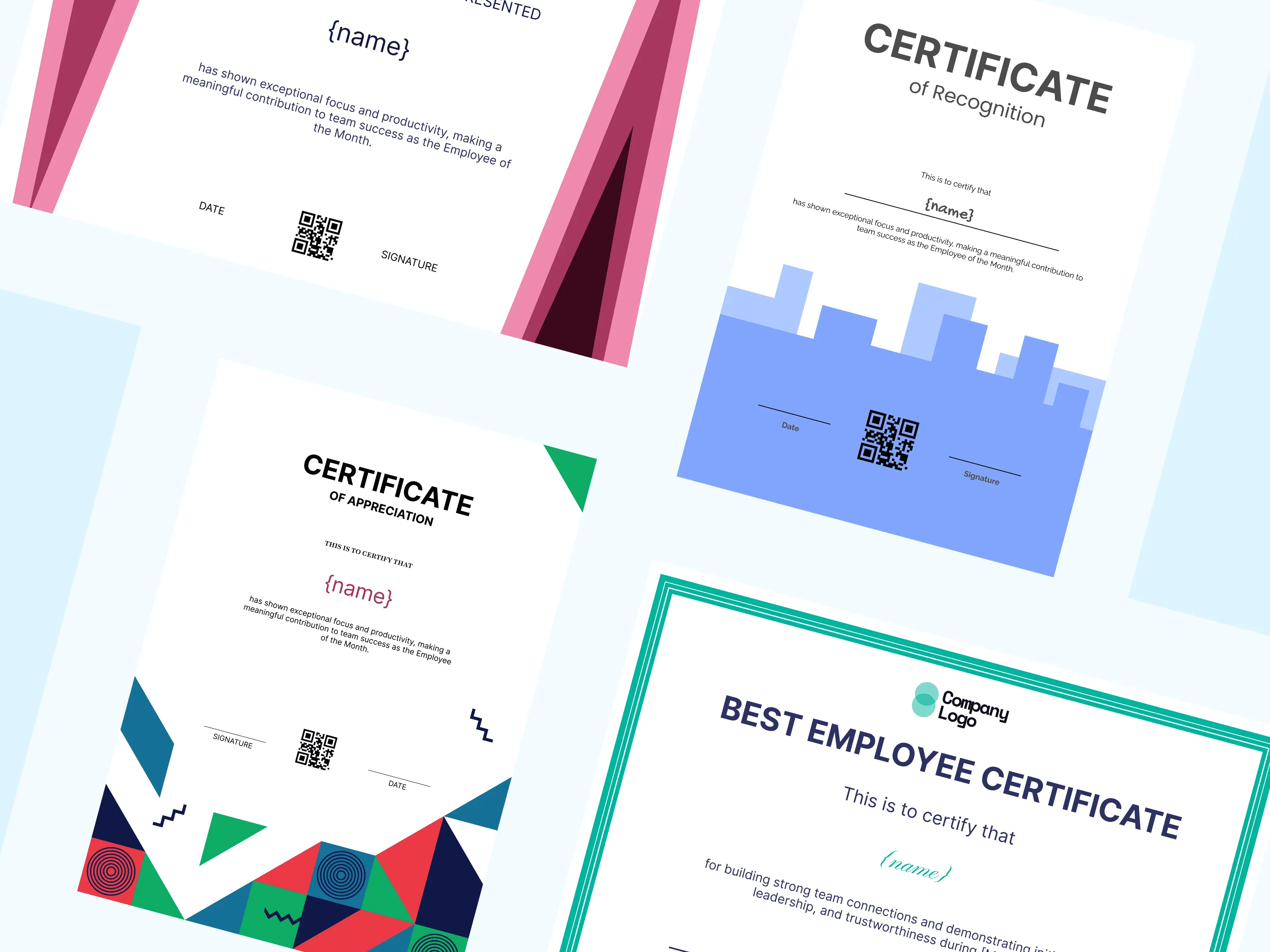 25 Free Employee of the Month Certificate Templates