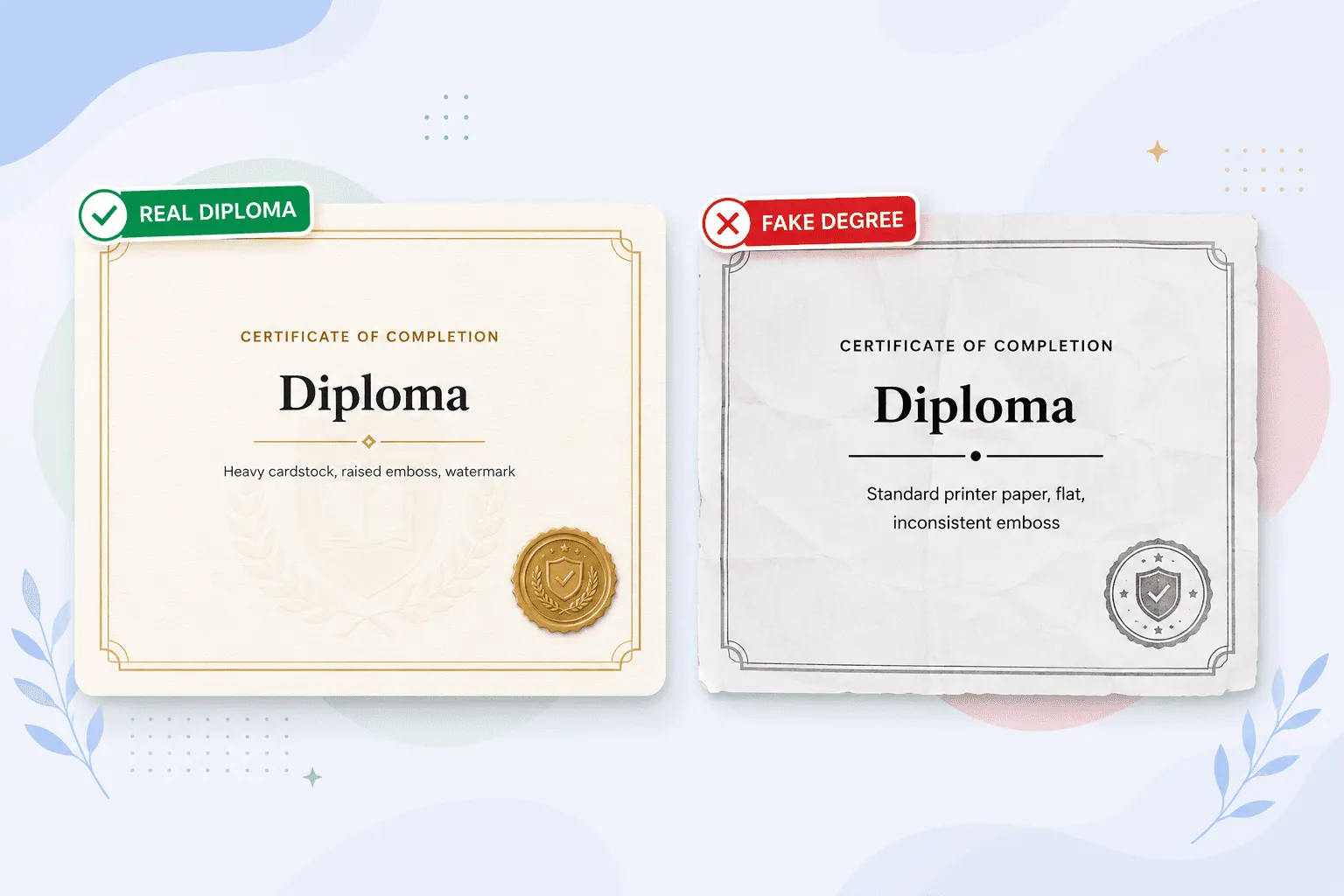 How to Spot a Fake Diploma: 12 Signs to Look For