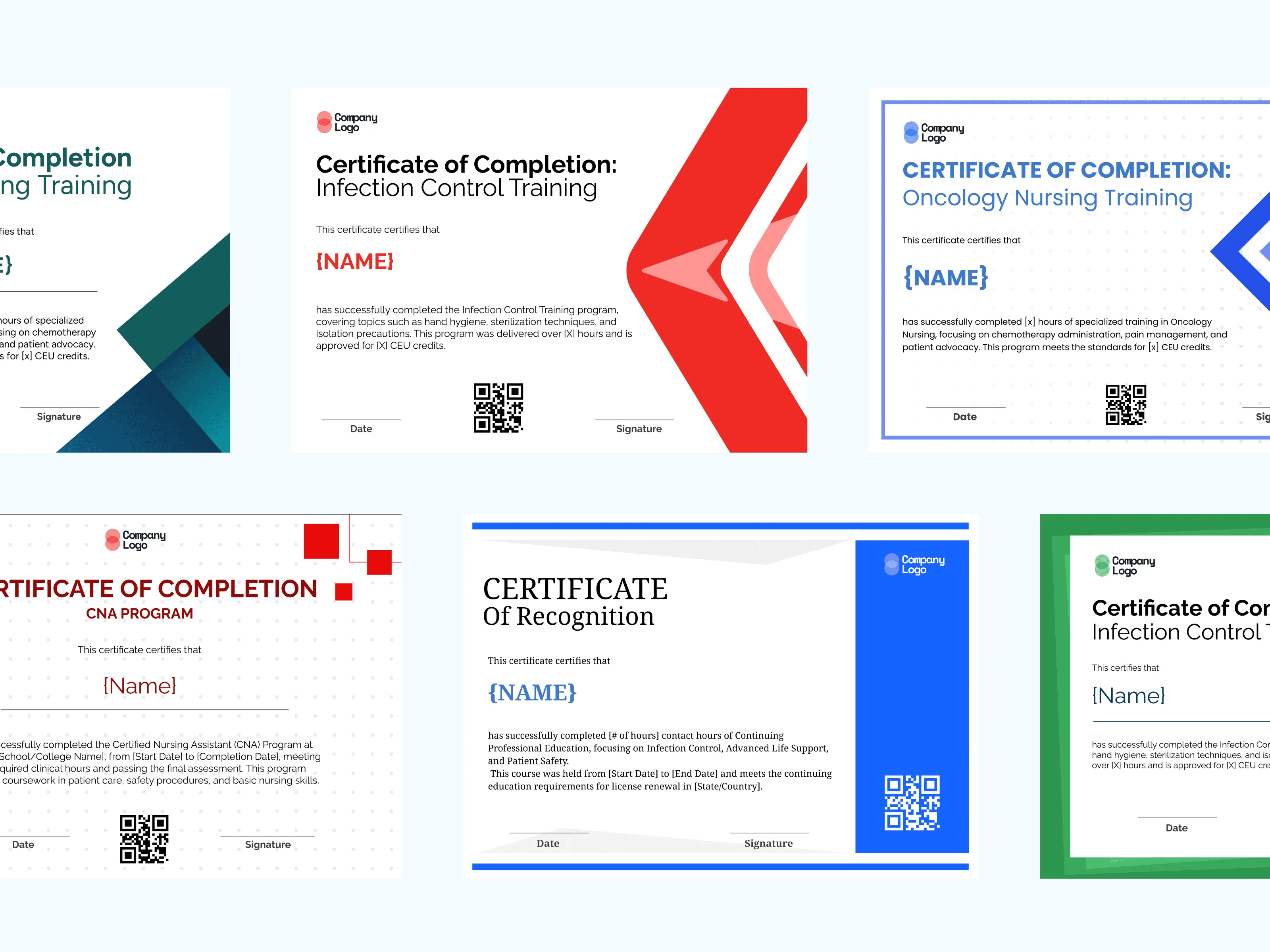 20 Free Printable Nursing Certificate Templates