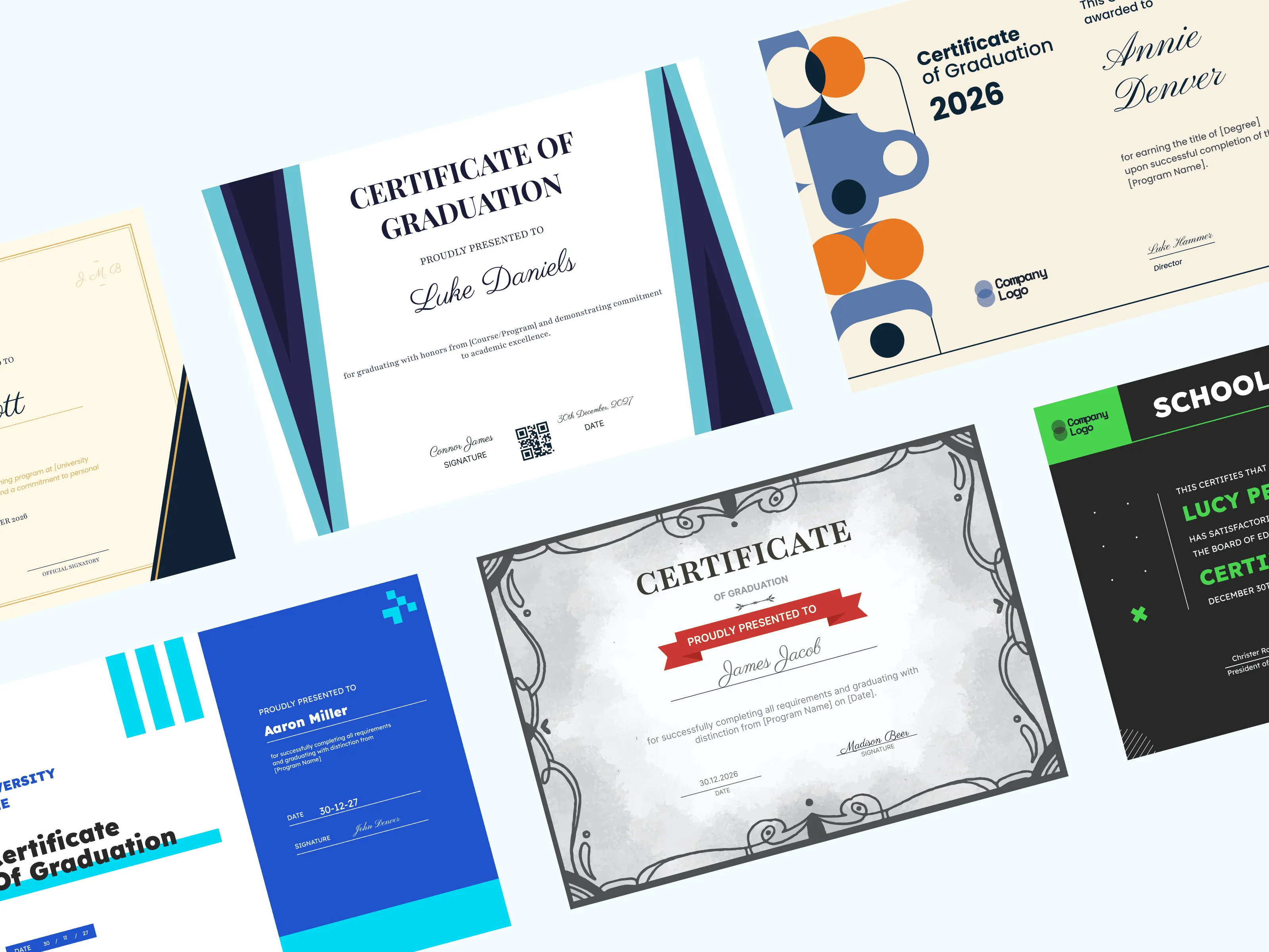 30+ Elegant Graduation Certificate Templates for Higher Education in 2026