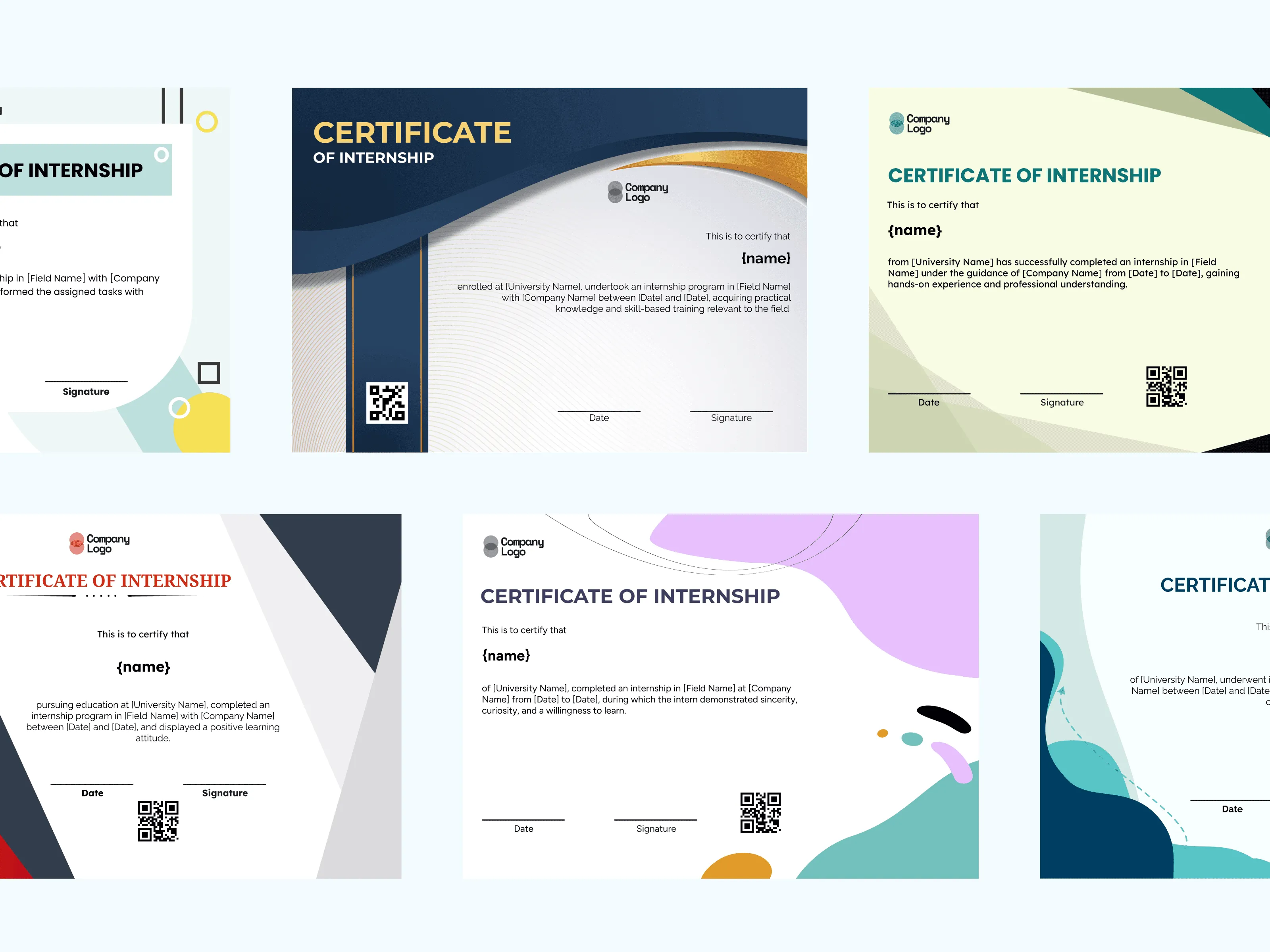 20 Free Internship Certificate Templates to Customize