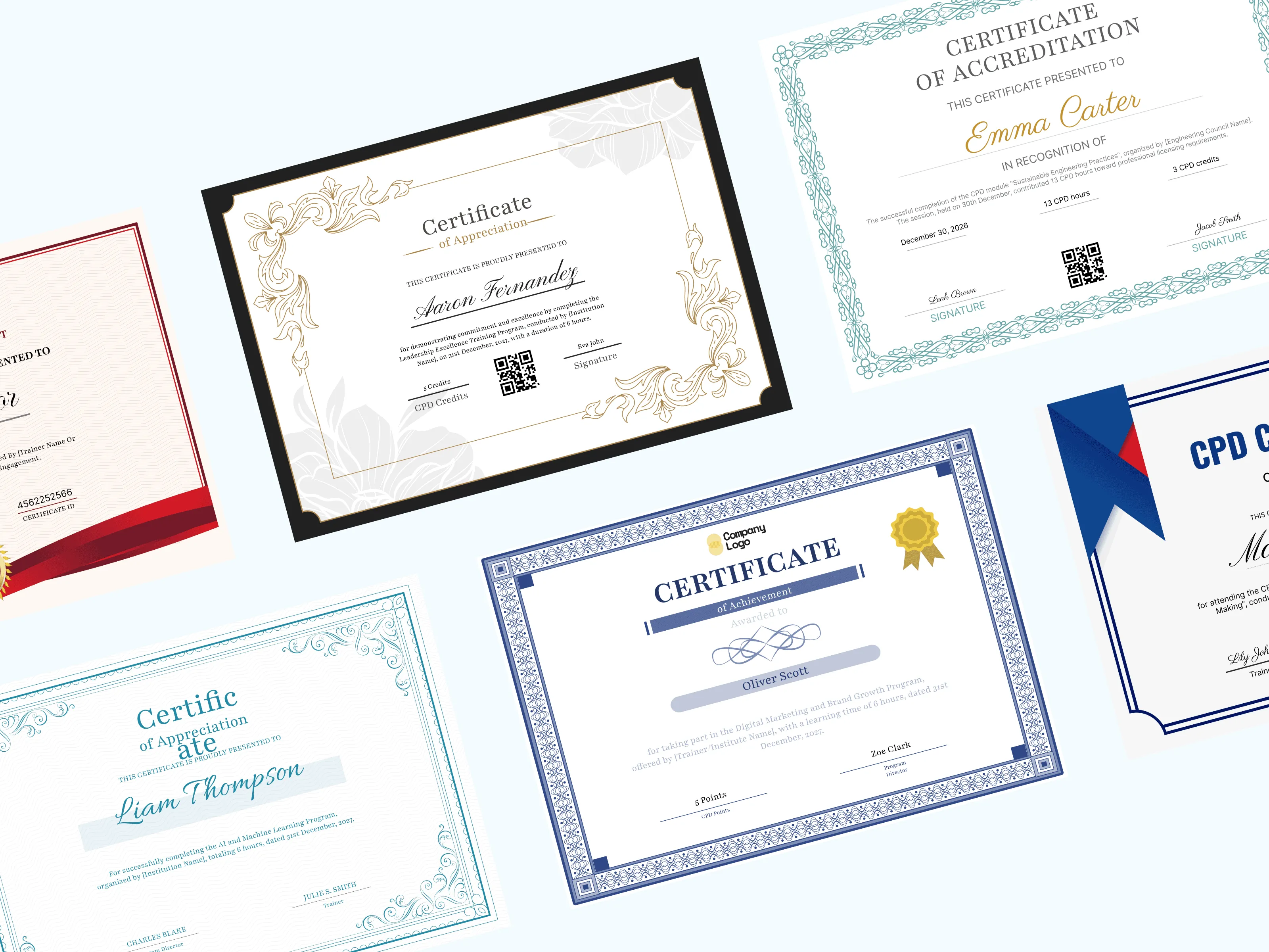 25+ Downloadable CPD Certificate Templates to Edit for 2026