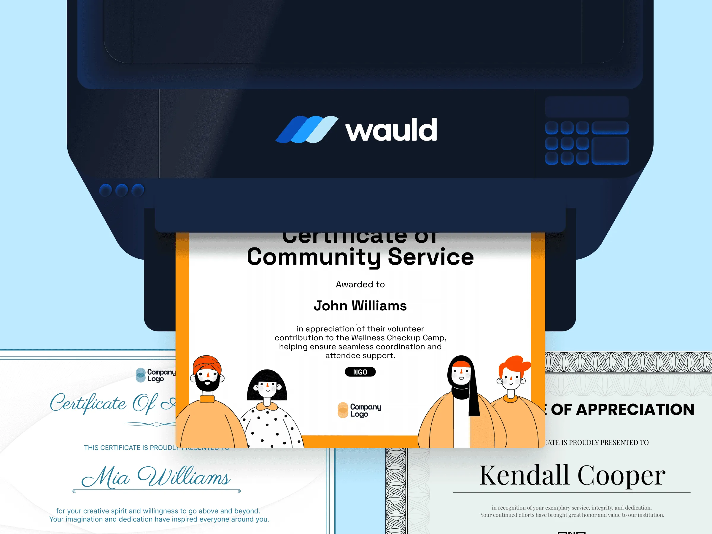 Ideal Printable Certificate Size, Resolution and Format
