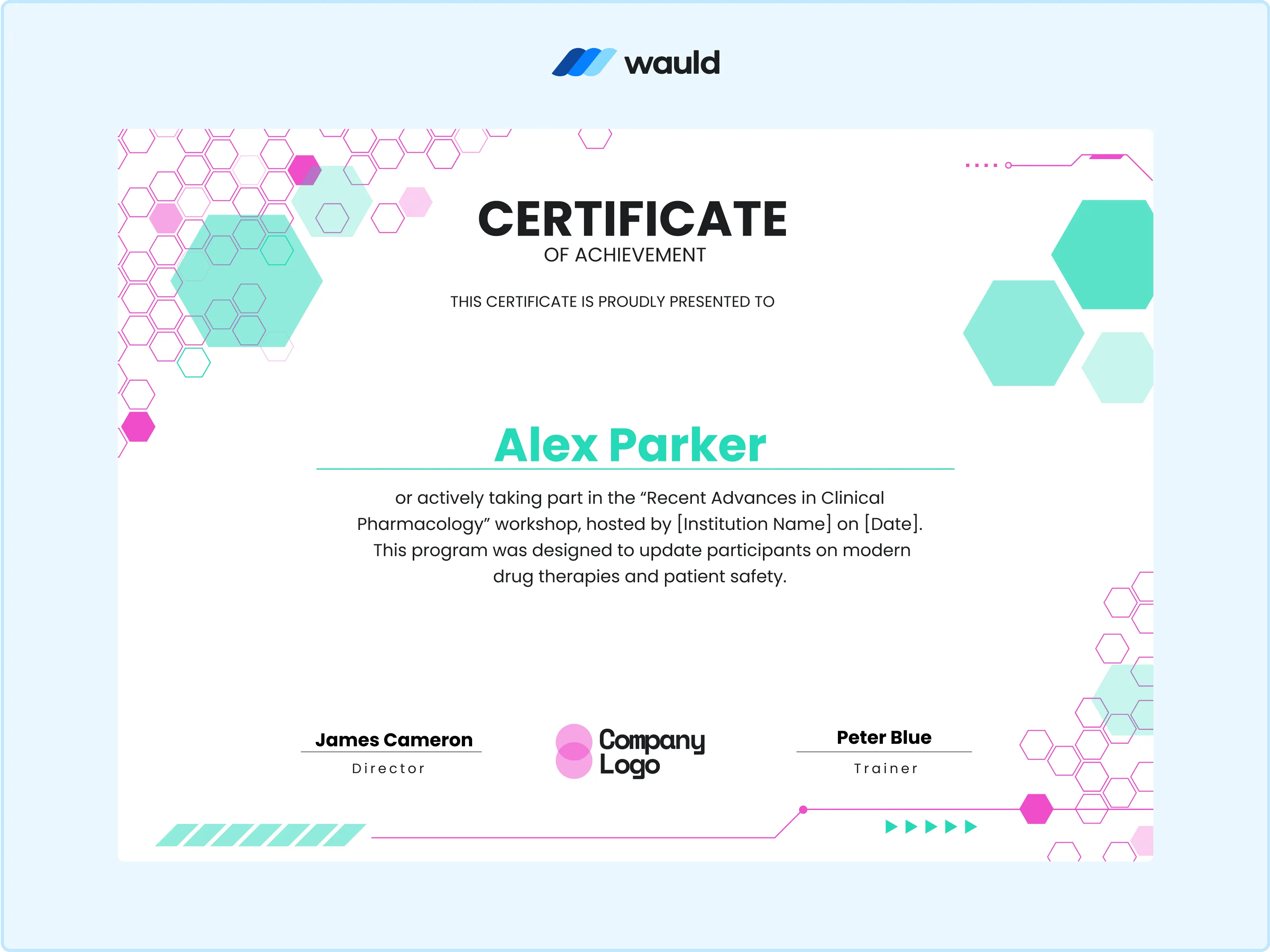 Wauld - Creative and Multi-Colored Medical Template