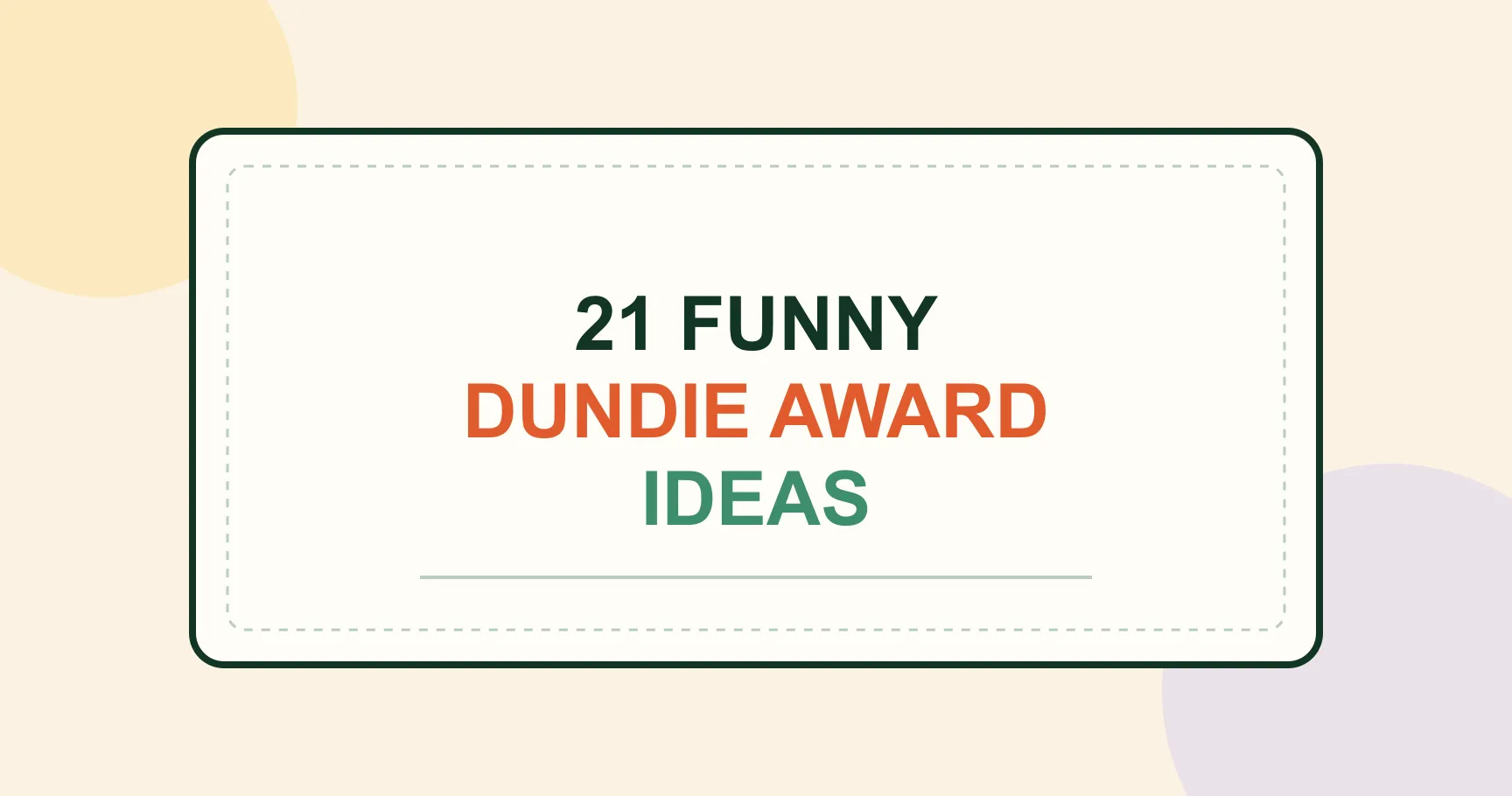 21 Funny Dundie Award Ideas Your Office Will Actually Want
