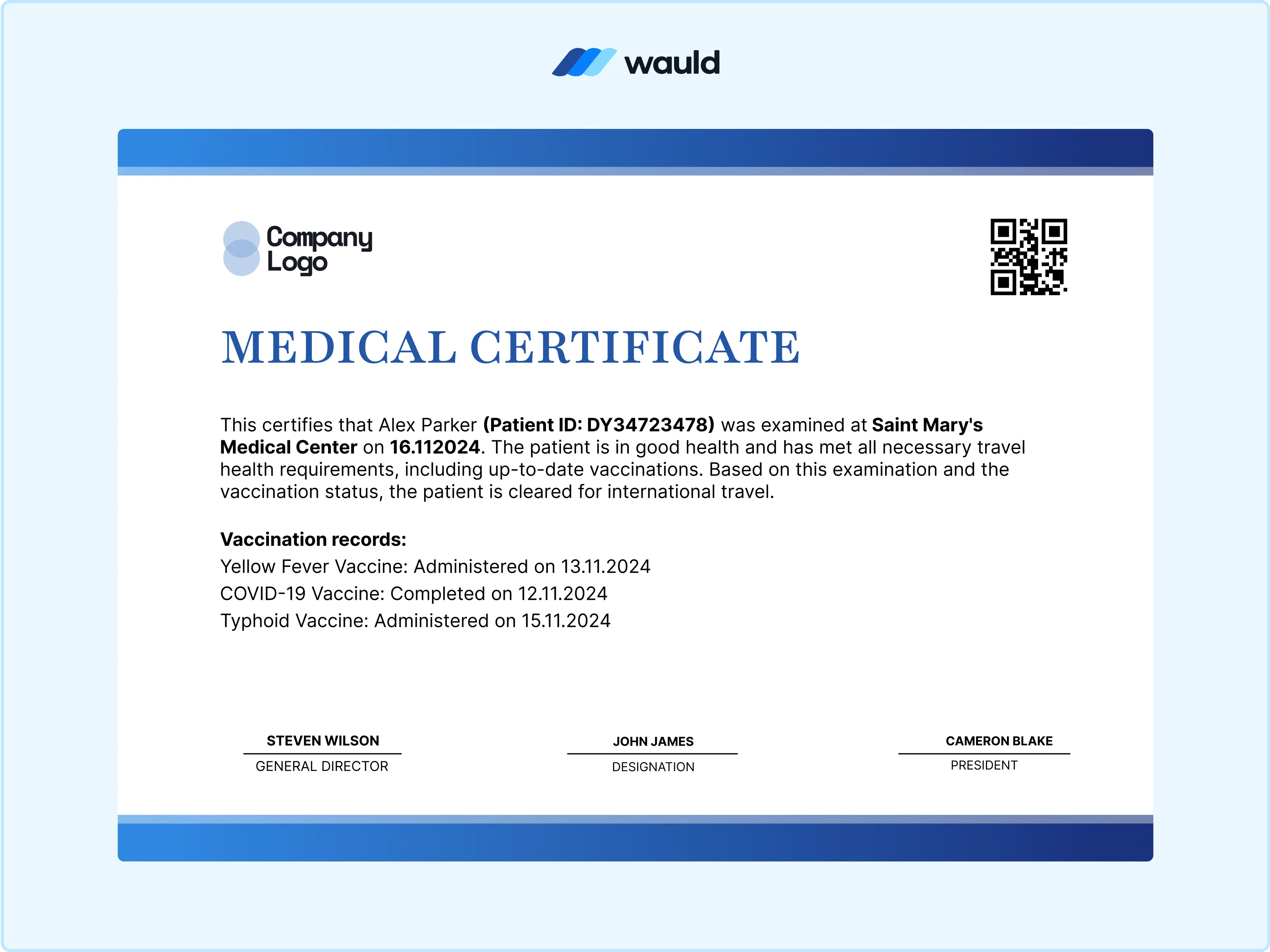 Wauld - Simple and Professional Medical Template 