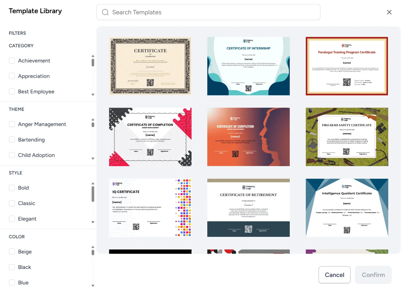 Wauld certificate library