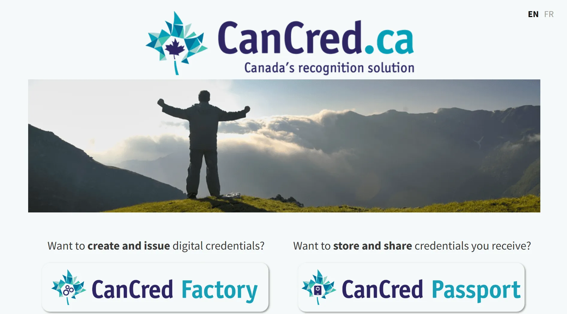 CanCred home page