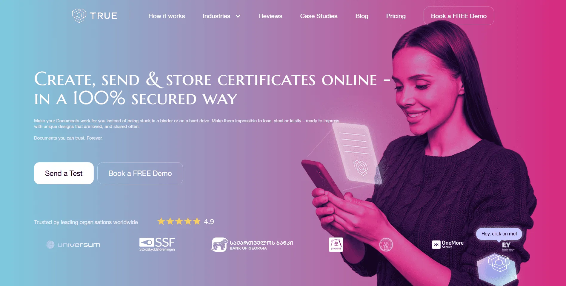 TRUE Original Home page